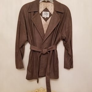 Remy Calfskin Leather Coat